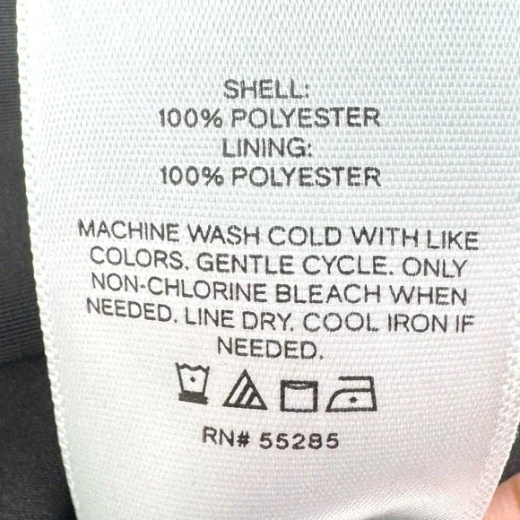 Express Black Square Neck Ruffle Sleeve Peplum Babydoll Top Women's XS Blouse - Picture 5 of 5